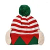 Berretti di moda inverno Cappello di Natale caldo Cappelli a maglia di fascia alta da maglia da maglieria adulto e verde cranio a strisce di capelli berretto da cranio