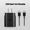 Gratis verzending naar huis 25W PD Charger voor Samsung S23 S22 S21 Note Super snel oplaadadapter USB C PPS Quick Charge Socket US EU met retailpakket izeso