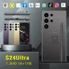 7,3 cala 5G S24 Ultra telefon komórkowy Odblokowany ekran dotykowy Screen Android Smart 13 System S24 Smartphone Camera Telefon HD Wyświetlacz Rozpoznanie twarzy 1TB