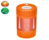 Aire recargable Almacenamiento de almacenamiento apretado recipiente de contenedor de montaje magnificador LED jarro de plástico con tubo fumador y molinillo3959158