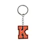 Charms Orange Letter 26 Keychain for Classroom Prizes Keychains Backpack Party Favors Courte