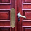 Rideau Gold Tone Metal décorer la porte de défilement de la porte de parchelle