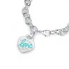 S925 Silver Love Heart Bracelet Classic Luxury Brand Four Hearts Sister Sister Blang Letters Designer Bracelet Party Bijoux For Women Gift