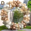 Decorazione per feste a palloncini colorati bianco e dorato crema ghirlanda kit arco decorazione del tema celebrazione di compleanno