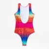 Swims de maillot de bain en une seule pièce imprimé classique en dentelle imprimée en dentelle de maillot de bain pour femmes push up up fleur