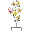 Bayn 30 inch Garden Stake Butterfly Metal Wall Trellis voor klimplanten Outdoor Spring Decor Art Housewarming cadeau