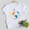 T-shirt pour femmes y2k slves courts sunmmer t-shirt animal swt dinosaur vêtements mode décontracté t Lady tshirt féminin féminin graphique top y240509