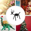 Candle Holders Reindeer Small Holder Festive Metal Christmas Tea Light Table