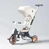 Kinderwagen# Kinderdreirad Multifunktionsklapper Baby Kinderwagen Dreirad Kinderwagen Bidirektionaler Kinderwagen für Kinder Trolley Babywagen T240509