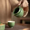 Pucharki herbaty 200 ml Celadon Glazed Cha hai japoński styl Akcesoria odporne na porcelanę Retro Cup