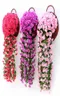 Violet Artificial Flower Party Decoration Simulation Valentine039 Jour de mariage Mur de mariage Panier de suspension orchidée fausse flore 2949696392