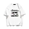 S4xl japonais Anime Car Imprimé Coton Men Tshirts Summer Summer Sleeve Graphic Femmes Fashion Streetwear T-shirts 240506