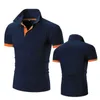 Polos pour hommes Polo Polo Business Casual Summer Summer à manches courtes Top Loose Fashion Q240509