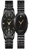 Des montres classiques de luxe se déroulent pour couple Gen039S une Lady039s étanche à bracelet décontracté élégant 9026 1885m Quartz Digital Cloc2001873