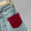 Jeans pour femmes, femme enrégique, Shorts en jean 2024 Summer des femmes minceur de femmes mincerantes