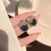Серьги -грибы блестящие градиентные кристалл для женщин очаровательный сладкий цвет конфеты нерегулярная серьга сказочная мода