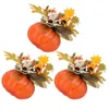 Fiori decorativi 1pcs Halloween Artificiale decorazione di melograno Pumpkin Pography Home Autunno Decorazione autunnale