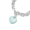 S925 Silver Love Heart Bransoletka Klasyczna marka Four Hearts Siostra Bolerka Pink Blue Red Designer Bransoletka Biżuteria na imprezę dla kobiet Prezent urodzinowy