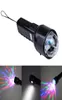 2 I 1 Färgglad 3W LED RGB Stage Light Ficklight Torch Dual Use Disco Party Club Holiday Christmas Laser Projector Lamp Flash Lligh2826867