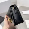 Designer jeugd drie persoon voorhuid lederen koehide tas crossbody tas stof bedrukte zak zadeltas