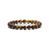 Jade Natural Stone Beads Bouddha Bracelet Brown Tiger Eyes Yoga Meditation Braclet For Men Women Jewelry Hand Drop Livrot L Dhgarden Dhmbg