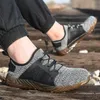 Werk sneakers mannen veiligheidsschoenen constructie staal teen werk veiligheid laarzen mannen schoenen anti-prikwerk werk zomerschoenen ademend 240504