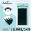 Natuhana Korea PBT 16rows B C D Curl Eyellash Faux Cons individus Fausses à la main Faux visons de vison pour S 240423