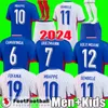 2024 French Giroud Mbappe Griezmann Saliba Football Shirt Soccer Jerseys Pavard Kante Maillot de Foot Equice Maillots Kid Kit Women Kid Football Kit Kit de football