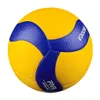 Balls Size 5 Volleyball Pu Ball Sports Sand Beach Playground Gym Game Play Portable Training For Children Professionals Mva300 231011 Dh2Wd