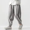 Herrenhose Harem lässige männliche losen losen Harajuku-Stil Weitbein Frühlingshosen Männer Jogger Jogginghose Streetwear