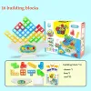 Balancing Stacking Tower Game: gezinsvriendelijke puzzelblokken voor volwassenen voor kinderen -Perfect voor feesten, reisherkenning