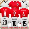 Camisetas Avusturya 2024 Euro Kupa Milli Takımı Futbol Forması Evde Posch Seiwald Sabitzer Gregoritsch Lienhart Laimer Futbol Gömlekleri Çocuk Kiti Seti