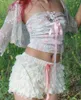 Damen -Shorts Frauen Mädchen Bogenknot Rüschen Ruffle Kürbis Bloomer Victorian Bloomer Lolita Vintage Gothic Pantaloons Kostüm