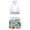 Swimwear femminile 2023 Nuovo costume da bagno open-back conservatore per donne bikini con costume da bagno reggiseno.