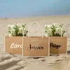 3 -stcs Geschenkwikkeling Bruidsmeisje Burlap Tote Gift Bags Jute Beach Tote Bagsbridesmeid Gift Bagwedding Gift Bagsbachelorette Party Cadeauzakken