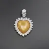 Colliers pendants créatifs Natural Silver en forme de coeur en forme de coeur ensemble Multi-couleur Collier de corde en cuir de joie
