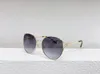 SLM119 Blaze Übergroße Sonnenbrille Klassische Luxusdesigner -Katzenbrille für Männer und Frauen mit originaler Lederbox