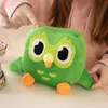 dessin animé mignon vert vert peluche enfant jouet mignon hibou fun poupée molle remplie animal enfant cadeau d'anniversaire décoration de maison 240426