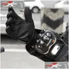 Motorfietshandschoenen Outdoor Sports Pro Biker Fl Finger Moto Motorbike Motocross Beschermingsuitrusting Guantes Racing Glove Drop Delivery Autom OTQ9N