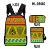 Plecak harajuku fajny styl etniczny 3D print 3PC/Ustaw źrenicy szkolne torby szkolne laptopa plecak na pochyłości torby na ramię ołówek