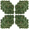 Decorative Flowers Artificial Grass Wall Panel Backdrop 12 PCs 20" X Boxwood UV Protection Privacy Coverage Panels & Fence Covering