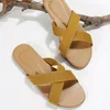 Slippers Summer Women 2024 Flat Beach для женщины повседневные туфли домашние скользящие шлепанцы Tong Femme Размер 35-42