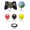 Décoration de fête 10pcs Big Gamepad Balloons Set Video Game Controller Shaped Air Globo Boy's Birthday Gaming Theme Dorations Kid Toy Gift