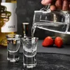 6 pieces/set of personalized transparent wine glass whisky glasses creative liquid vodka glasses cocktails spirits glasses bar drinks 240429