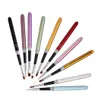 10 couleurs différentes tailles ongles aset avec conception de poignée en cuivre 10 pcSset en nylon polonais gel peinture brosses à ongles1400288