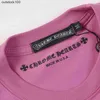 Chrme Heart High End Designer kläder för vår/sommar graffiti spindel långärmad t-shirt trendig unisex med 1: 1 original etiketter