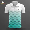 Herren-T-Shirts 2024 Anpassung von Sommer Casual Badminton Shirts Herren Sport kurzärmeliger Polo-Shirts Tischtennis T-Shirt Runnmen T-Shirt Tops J240509