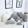 Cuscino/cuscini decorativi nuvole nordiche soft cloud auto p nava divano cuscino creativo a forma speciale drop drop drop home giardino tessili dhrzm