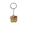 Annan Pentapetal Flower Keychain för Goodie Bag Stuffers levererar nyckelringar Girls pojkar Keyring Lämplig skolväska ryggsäck bil charms ott3o