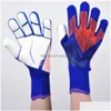 Sports Gloves Kids Adts 골키퍼 골키퍼 두껍게 라텍스 축구 축구 반 슬립 통기성 어린이 드롭 배달 dhwog